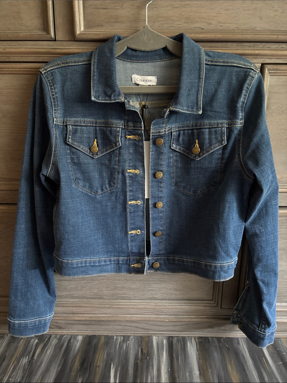 Calvin Klein Medium Blue Denim Jean Jacket